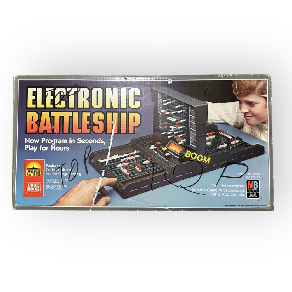 1982‎ Milton Bradley Electronic Battleship W/ Original Box- Tested & Working